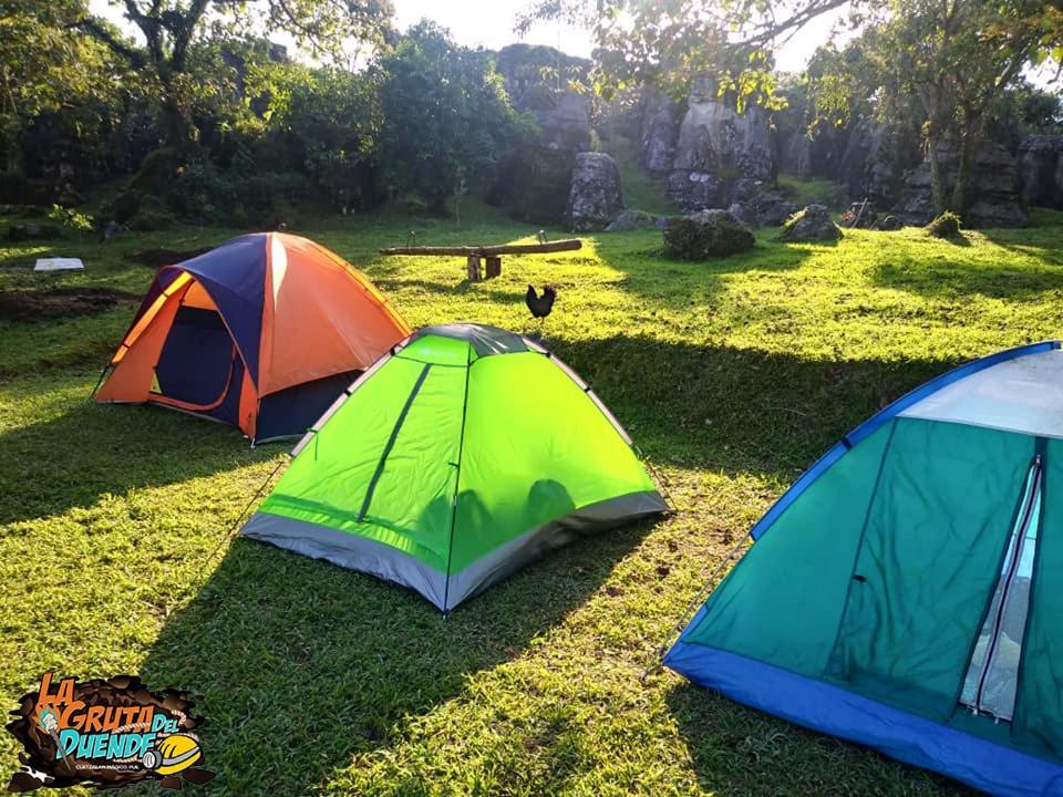 Camp La Gruta Del Duende Hotell Cuetzalán del Progreso Eksteriør bilde