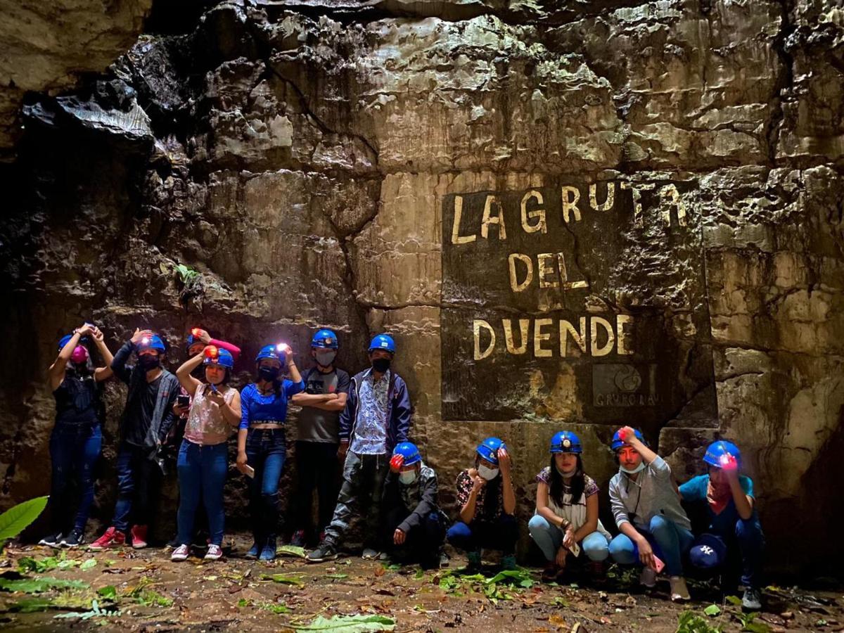 Camp La Gruta Del Duende Hotell Cuetzalán del Progreso Eksteriør bilde